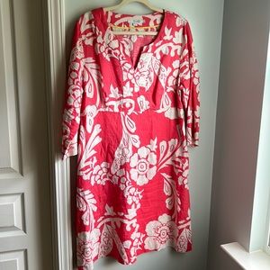 Boden linen tunic dress